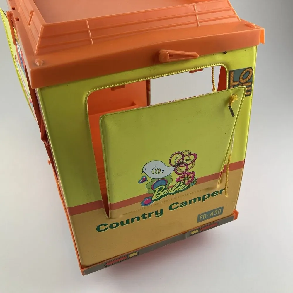 Vintage Mattel 1970 Barbie Country Camper /w Accessories & Original Box